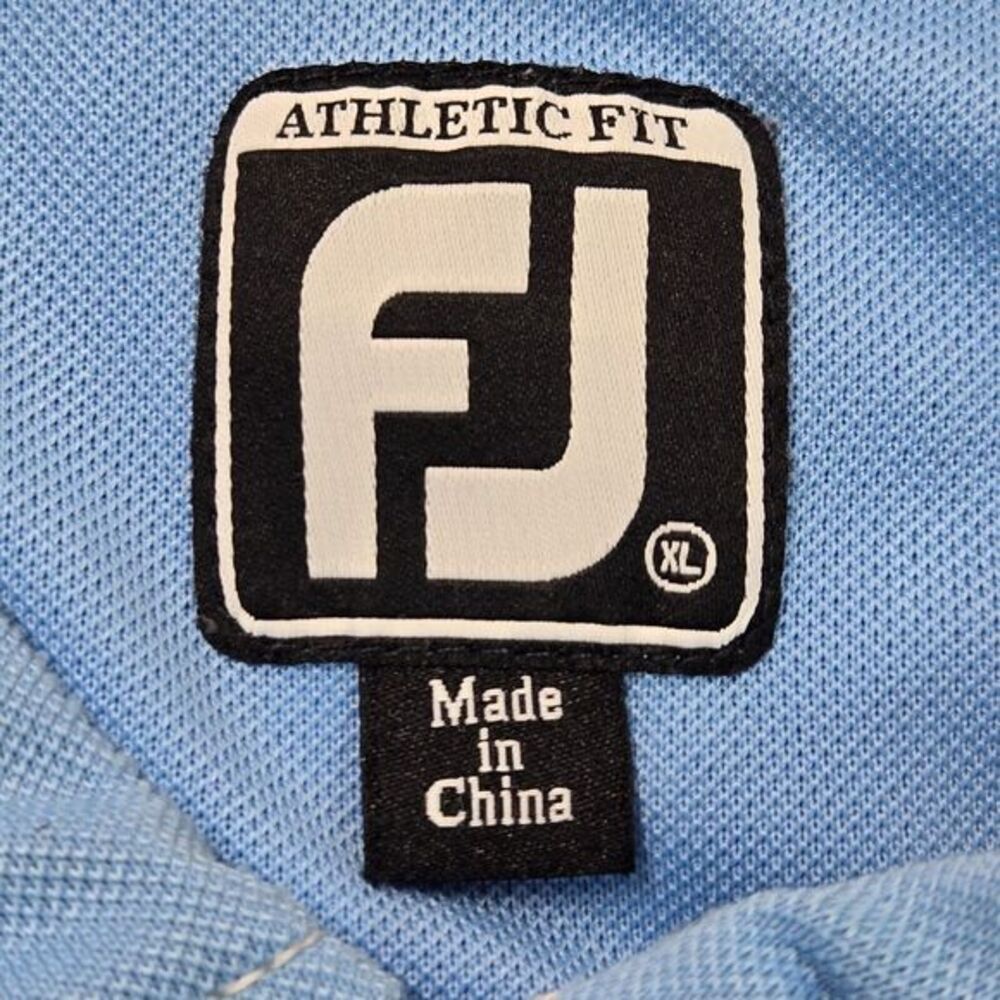 FootJoy Golf Polo Shirt Mens 50" Chest 31" Length Light Blue EV Country Club - Picture 6 of 7